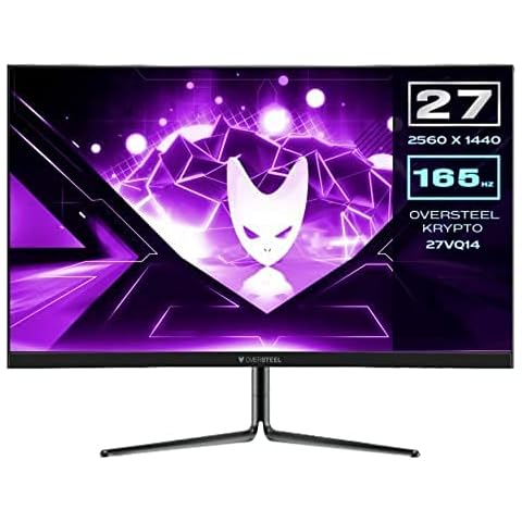 Oversteel Krypto Gaming Monitor KR27VQ14K 68.6 cm Curved R1500 16:9 QHD 144Hz Cover