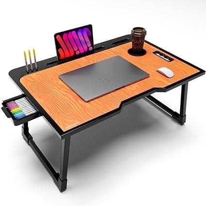 Study Table/Foldable and Portable/Writing Desk for Office/Lightweight Mini Table Bed
