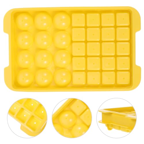 Molde para cubitos de hielo de plástico amarillo Beaupretty miniatura 7