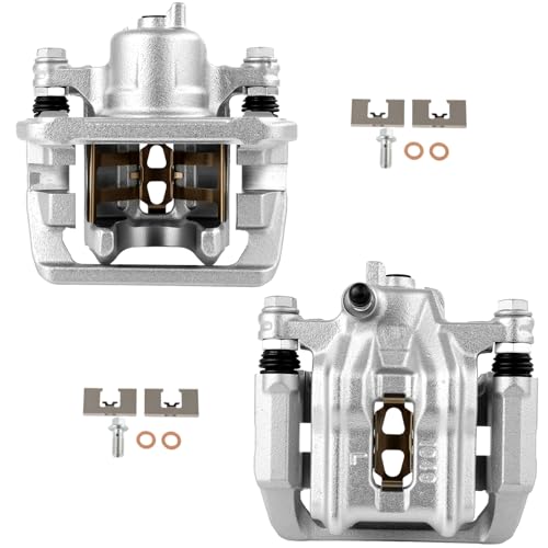 Image of SCITOO 19B1449 19B1448 Rear Left & Right Disc Brake Calipers w /Bracket Fit For Acura For Legend 1991-1995,For Honda For Odyssey 1995-1998,For Isuzu For Oasis 1996-1999, Single Piston