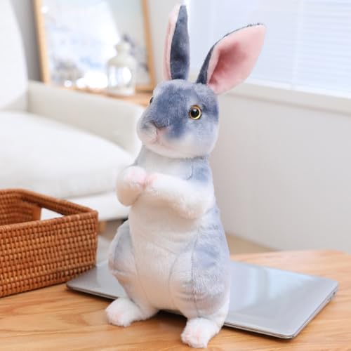 ウサギちゃん抱き枕 兎縫い包み ふわふわ もこもこ 柔らかい クッション ラビット ぬいぐるみ 添い寝 かわいい スタイル07 洗える 本物そっくり 子ども 女子 20cm リビング置物