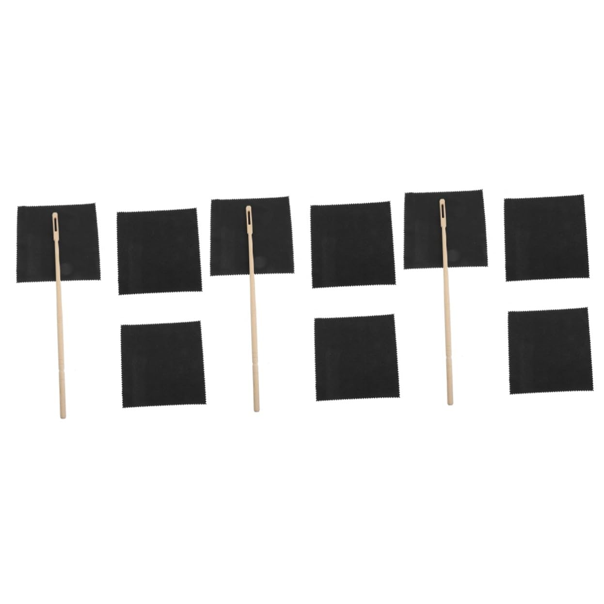 Levemolo 3 Sets Portable Flute Cleaning Set Clarinet Saxophone Flute Cleaning Kit Supple Reusable Cloth Compact Design