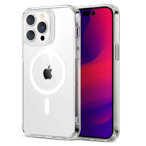 �uiPhone 14 Pro Max [HaloLock] [�~���^���[�O���[�h] ESR�N���V�b�N�n�C�u���b�h�V���[�Y �n�[�hPC�w��+�\�t�gTPU�t���[�� HaloLock�����O�t�� [PC+TPU+�}�O�l�b�g] MagSafe�Ή� �N���A