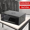 4U Server Rack Cabinet, Wall Mounted Server Cabinet with Glass Locking Door, IT NetworkRack, Wall Mount Computer Case, ServerRack Enclosure 550400210mm Lockable ServerCase for IT Equipment