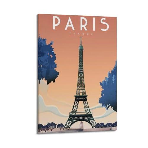 Toile d'art Tour Eiffel de Paris pour habiller un mur vide