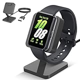 Charger Dock for Samsung Galaxy Fit 3, Magnetic Charging Stand Base with 3.3 Feet Charger Cable, Portable Charge Station Only Compatible with Galaxy Fit 3 Smartwatch