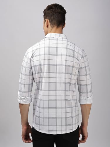 Image of BULLMER Trendy Regular Fit Striped Causal Full Sleeve Shirt for Men.