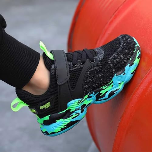 Running Shoes Kids Girl Boy Fashion Sneaker One Strap Breathable Athletic Sport Shoes (Toddle&Little Kid&Big Kids)4