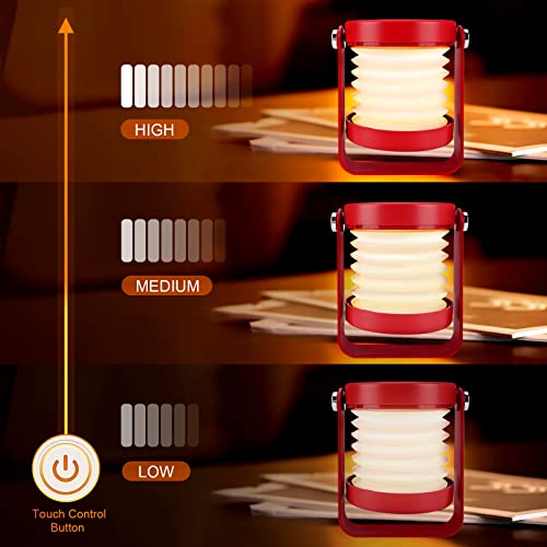 Achort Lampada da Tavolo Pieghevole a LED Lanterna...