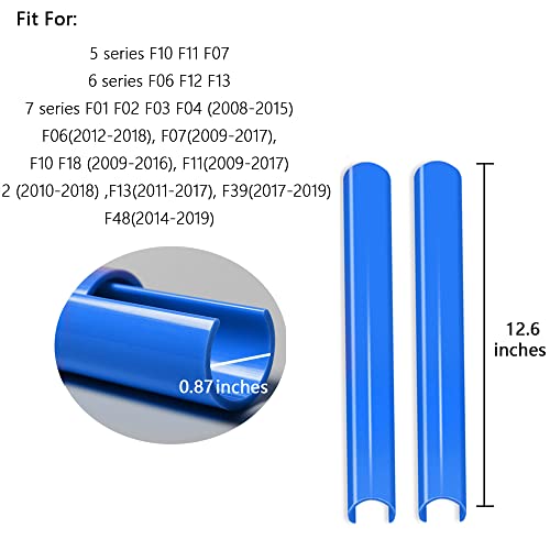 Image of SANRILY For BMW Grill Stripes Accessories Premium Grille Insert Trim for BMW F10,5 series F10 F11 F07,7 series F01 F02 F03 F04 F01 F02 F03 F04,6 series F06 F12 F13 Grill Inserts-Blue