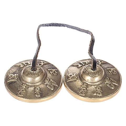 Btuty Campana de Platillo Tingsha de Meditación Tibetana Cover