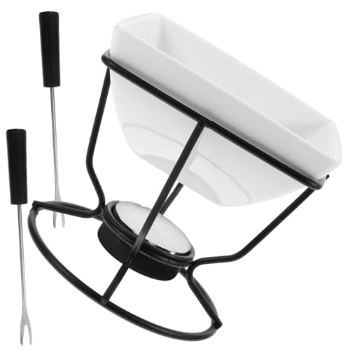 DECHOUS 1Set Chocolate Melting Pot Cheese Fondue Pot Kitchen Baking Tool for Melting Chocolate Butter Cheese for Parties and Desserts