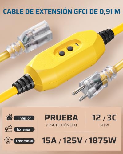 Extensiones GFCI 15 Imagen adicional