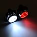 Ruitutedianzi Outdoor Bicycle Waterproof COB 3 LED USB Rechargeable 4 Modes Bike Night rideFront Lamp & Rear Tail Light