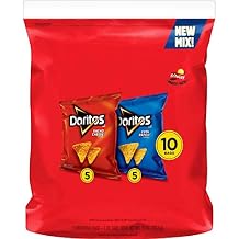 Doritos Mix Nacho Cheese and Cool Ranch,1 Ounce Pack of 10