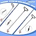 KINNIPON Car Dent Removal Rod Tools,Paintless Dent Repair Kit with 3 Pcs Stainless Steel Rods and 22Pcs Tips,Dent Repair Rods for Car Dents Door Dings and Hail Damage Removal