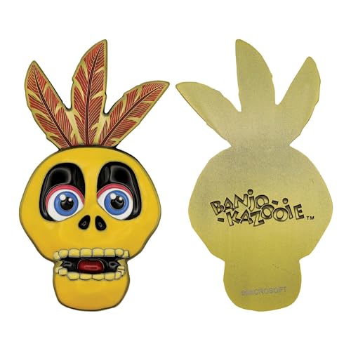 FaNaTtik Banjo-Kazooie Mumbo Jumbo Mini Metal Medallion – Limited Edition Collectible – Officially Licensed & Individually Numbered – 107x57mm