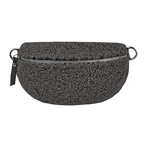 Made in Italy Women's Teddy Fur Crossbody Bag Cover