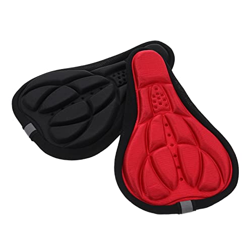 Supvox 2stücke Austauschbare Gepolsterte Sitzbezüge Für Fahrradsättel Schwammsattelabdeckungen Komfortable Sattelzubehör Geeignet Für Lange Fahrten Sicher Und Langlebig