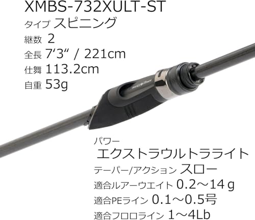 ソルティーステージプロトタイプ メバル SaltyStageProtoType Mebaru XMBS-732XULT-ST [並行輸入品] 3枚目