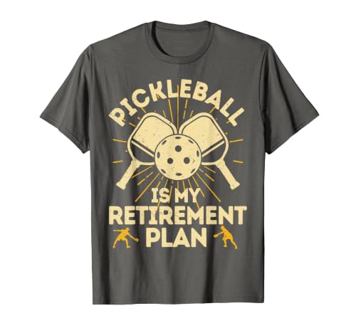 Funny Pickleball My Retirement Plan Vintage Women...