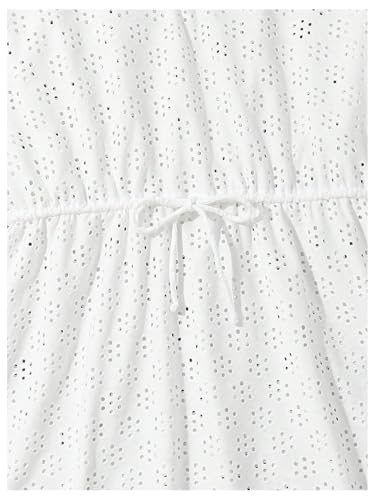 GORGLITTER Girl's Cute Swimsuits Crochet Beach Cover Short Sleeve V Neck Fringe Coverups Swimwear4