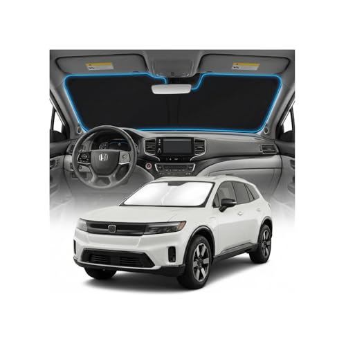 for Honda Prologue Sun Shade Windshield Cover - Custom Fit Prologue Accessories 2024 2025 2026 Sunshade Foldable UV Protection & Heat Shield Sun Visor Accessories