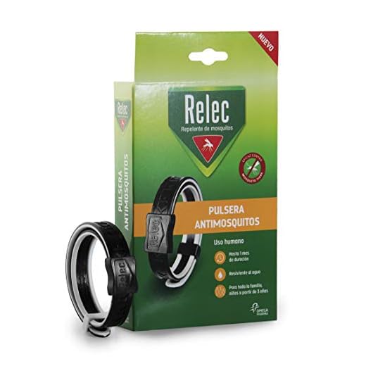 Relec Pulsera, Repelente Mosquitos, Tamaño Único, Pack de 1