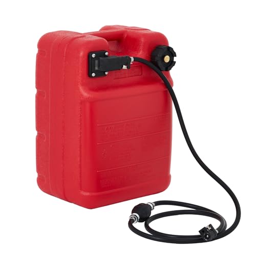 GarveeTech 6 Gallon Marine Tank, 24 l Portable Boat Marine Transfer Tank with Hose, i-Shaped Handle