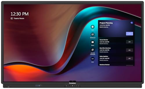 Image of Promethean ActivPanel 9 Pro 75 inch Digital Display, 4K UHD, Interactive Touch Screen Whiteboard for Meeting /Conference Rooms. ActivPanel OS Operating System. (Panel & Wall Mount). 3 Year Onsite Support