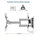 Soporte de TV Pared Articulado Inclinable Y Giratorio – Soporte De TV...
