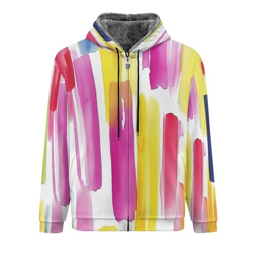 Veste polaire homme à capuche pour un style urbain coloré