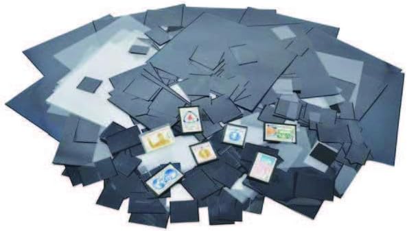 Mystic Stamp 1lb of Various Imperfect mounts - Black Split-Back and Clear Drop end