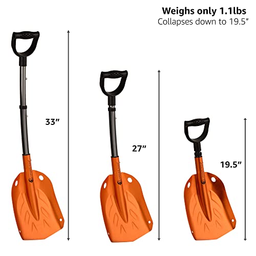 Crescent Moon Collapsible Avalanche Shovel