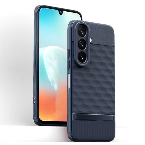 Image of Pikkme Back Cover for Samsung Galaxy M47 5G / A27 5G Camera Protection 3D Hexa Cube Design Silicone Protective Bumper Case (Blue)