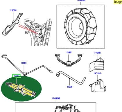 Land Rover Genuine Jack Lifting Scissor Type Range Rover 03-12 LR029584