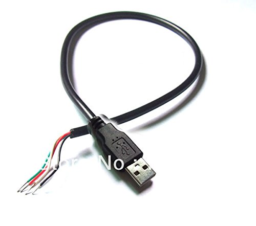 Gimax 2.0 USB EXTENSION CABLE USB Male plug Cable Soldering Length 30 cm