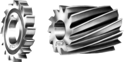 F&D Tool Company 10545-A169 Plain Milling Cutter, Light Duty, High Speed Steel, 3" Diameter, 4" Width of Face, 1 1/4" Hole Size #1