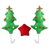 Genérico Kit de navideños para automóviles – Juego de decoración navideña para automóviles con decoración de árbol de bastón de Caramelo Suave | Accesorios navideños para vehículos para Hombres