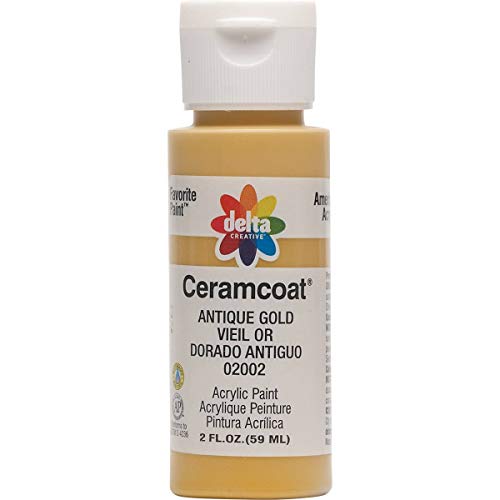 Delta Creative Ceramcoat Acrylic Paint in Assorted Colors (2 oz), 2002, Antique Gold