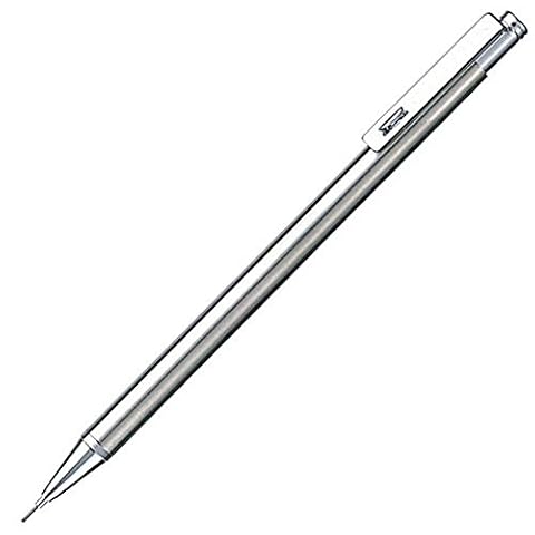 Zebra Mini ołówek mechaniczny, 0,5 mm, srebrny korpus (TS-3)