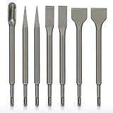 Mrupoo 充電式ハンマードリル チゼル SDS プラス シャンク ドリル ＳＤＳ ビット プラス シャンク コンクリート タガネ 工具 全長 250mm 45crタングステン鋼 レンガ 切断 はがし バリ取り ハツリ 作業 チゼル