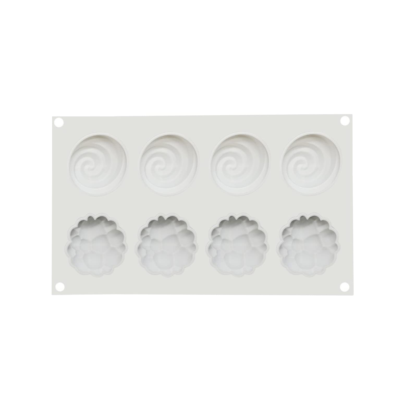 Kalttoy 8 Cavities Silicone Tower Shape Fondant Molds Plaster Making Mousse Mold Candy Gadget Silicone Chocolate Molds