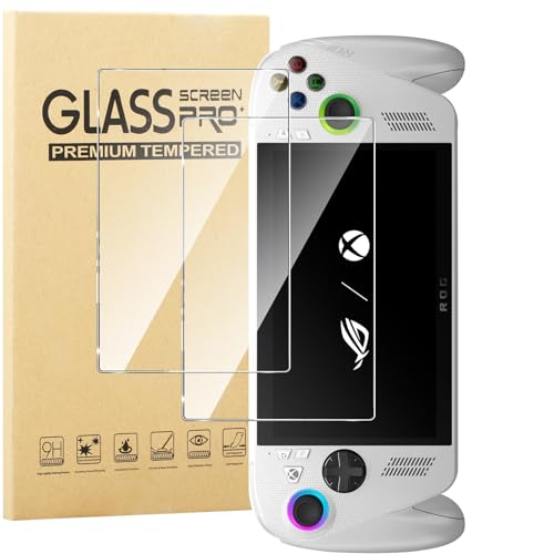 KUSINHOKA Protector de Pantalla para ASUS ROG Xbox Ally/Ally X 7 Pulgadas, [2 Piezas] [9H Dureza] Vidrio Templado, [Anti-arañazos] HD Transparente Película Cristal Templado para ROG Xbox Ally/Ally X