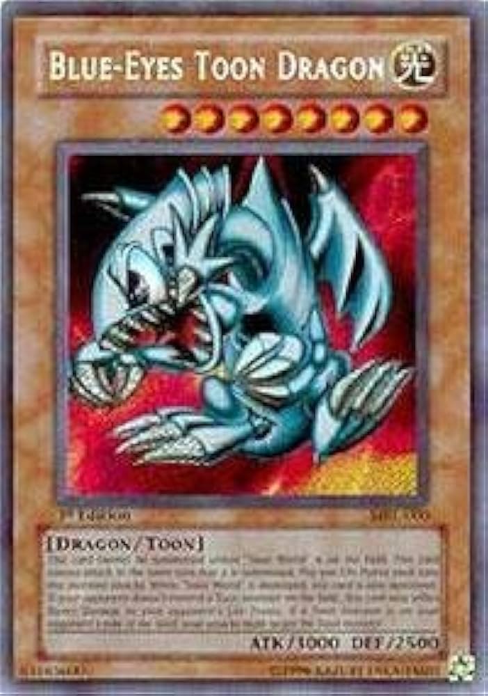 遊戯王 - BLUE-EYES TOON DRAGON　シークレットレア 　遊戯王 🔥 YUGIOH Blue-Eyes Toon Dragon SRL-EN000 SECRET RARE NEAR