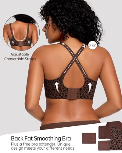 Image of Vertvie Jelly Bras for Women No Underwire Wireless Push Up Bra Full Coverage Bralettes Seamless Comfort Everyday Sports Bra
