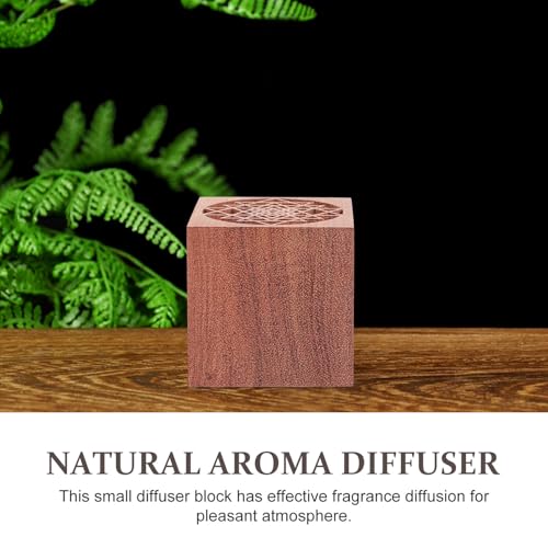 Difusor aromático eléctrico de madera color marrón claro miniatura 3