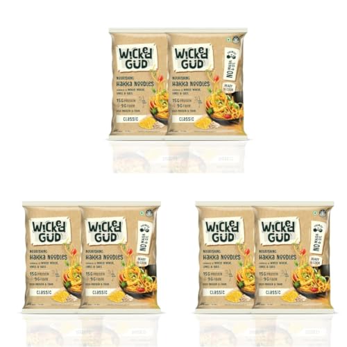 Image of WickedGud Hakka Noodles (400gm x 2) (Pack of 3)