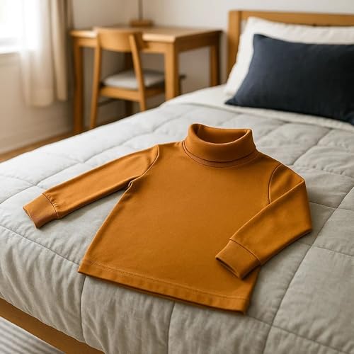 BABIDU 7000 Camisa, Camel, 6 años Unisex niños