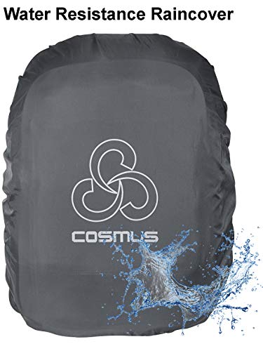 Image of Cosmus Rain & Dust Cover with Pouch for Laptop Bags and Backpacks (Grey)